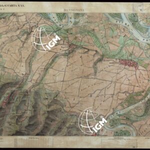 TERRITORIO COMPRESO TRA ALESSANDRIA, CASALE, VOLPEDO E TRA PAVIA, CASTEGGIO E PIACENZA - FOGLIO DELLA G.N. CARTA N°LV. TAVOLETTA 7 BASSIGNANO