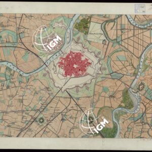 TERRITORIO COMPRESO TRA ALESSANDRIA, CASALE, VOLPEDO E TRA PAVIA, CASTEGGIO E PIACENZA - FOGLIO ALESSANDRIA.