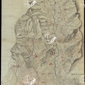 VALLE DELLA DORA RIPARIA COLLE SUE DIRAMAZIONI DALL'ORIGINE SINO A PIANEZZA E QUELLA DEL SANGONE SINO A BRUINO ALLA SCALA 1 A 37.952.