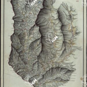 CARTA DELLE VALLI DI LANZO CIOE' USSELIO, ALA, E GROSCAVAL DA SUE SORGENTI SINO A LANZO - 8.B