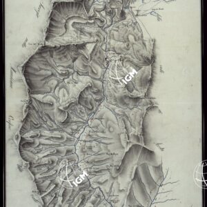 CARTA TOPOGRAFICA DEL TERRITORIO E VALLE CERESOLE SCALA 1 28.350.