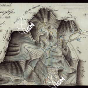 PARTE MERIDIONALE DELLA CARTA TOPOGRAFICA DEL TERRITORIO E VALLE DI CERESOLE SCALA 1 28.350 - FOGLIO 5 PARTE 1