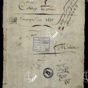 PORZIONE DELLA VALLE D'AOSTA CHE COMPRENDE IL VALLONE DI RUTORS, LA VALGRISANCHE, VALLE DI RHEMES, VALSAVARANCHE, VALLE DI COGNE, VALLE DI FENIS, ED I VALLONI COMPRESI FRA QUEST'ULTIMA VALLE E QUELLA DI COGNE - CATALOGO DEI NOMI DI CAMPAGNA.