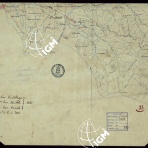 RICOGNIZIONI ESEGUITE ALLA SCALA DI 1/20.000 CHE COMPRENDANO LE DUE RIVIERE DEGLI EX STATI SARDI E PARTE DELLE ATTUALI PROVINCIE DI ALESSANDRIA  E DI PAVIA - FOGLIO 33.