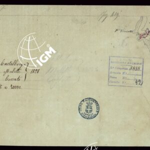 RICOGNIZIONI ESEGUITE ALLA SCALA DI 1/20.000 CHE COMPRENDANO LE DUE RIVIERE DEGLI EX STATI SARDI E PARTE DELLE ATTUALI PROVINCIE DI ALESSANDRIA  E DI PAVIA - FOGLIO 36.