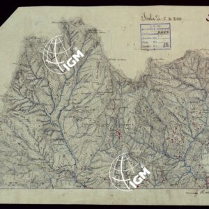 RICOGNIZIONI ESEGUITE ALLA SCALA DI 1/20.000 CHE COMPRENDANO LE DUE RIVIERE DEGLI EX STATI SARDI E PARTE DELLE ATTUALI PROVINCIE DI ALESSANDRIA  E DI PAVIA - FOGLIO 55.