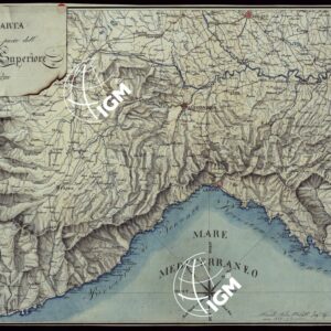 CARTA DI UNA PARTE DELL'ITALIA SUPERIORE 1/500.000
