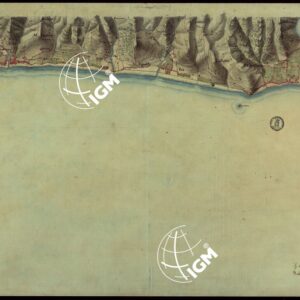 CARTA DI UNA PARTE DELLA RIVIERA DI PONENTE DA VARAZZE A SESTRI - FOGLIO 10.