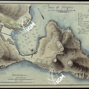 PIANO DI PORTOFINO PER SERVIRE AL PROGETTO DEI 9 DICEMBRE 1817 - DUCATO DI GENOVA 1° DIPARTIMENTO DI MARINA LITTORALE DI LEVANTE PORTOFINO.