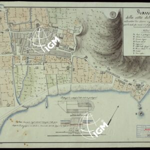 PIANO DELLA CITTA'DELLA SPEZIA INDICATIVO DEI LAVORI A FARSI PER PROLUNGARE LO SCALO PER SERVIRE AL PROGETTO DEI 9 DICEMBRE 1817 - DUCATO DI GENOVA 1° DIPARTIMENTO DI MARINA LITTORALE DI LEVANTE GOLFO DELLA SPEZIA.