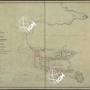 ARSENALE NEL GOLFO DELLA SPEZIA PIANO GENERALE DEI SENI DELLE GRAZIE E DEL NAVIGNANO DIMOSTRANTE LA POSIZIONE DELLE OPERE PROPOSTE NELLA RELAZIONE DEL SIG.R RENDEL