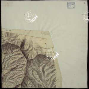 RILIEVI TOPOGRAFICI ALLA SCALA DI 1 a 9.450 ABBRACCIANTI LA PARTE DI TERRITORIO BAGNATO DAI FIUMI MAGRA E VARA CHE FORMAVA PARTE DEL CONFINE ORIENTALE DEGLI EX STATI SARDI - FOGLIO 13