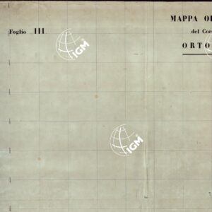 MAPPA ORIGINALE DEL COMUNE DI ORTONOVO - FOGLIO 3
