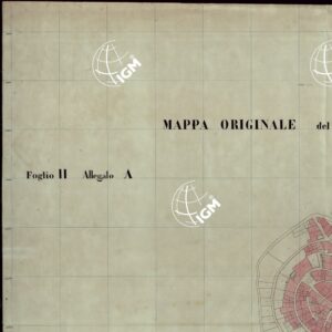 MAPPA ORIGINALE DEL COMUNE DI ORTONOVO - FOGLIO 2 ALLEGATO A -  ABITATO DI ORTONOVO
