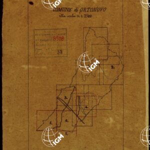 RILEVAMENTO PARCELLARE COLLA TAVOLETTA NEL COMUNE DI ORTONOVO - QUADRO D'UNIONE