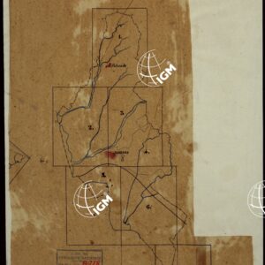 RILIEVO TOPOGRAFICO PLANIMETRICO PER MASSE DI COLTURA DEL COMUNE DI SARZANA ESPERIMENTI CATASTALI  TAVOLETTE RILIEVO COLLA TAVOLETTA PRETORIANA - QUADRO D'UNIONE.