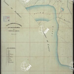 RILIEVO TOPOGRAFICO PLANIMETRICO PER MASSE DI COLTURA DEL COMUNE DI SARZANA -TAVOLETTA N.5
