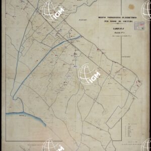 RILIEVO TOPOGRAFICO PLANIMETRICO PER MASSE DI COLTURA SARZANA - TAVOLETTA N. 3