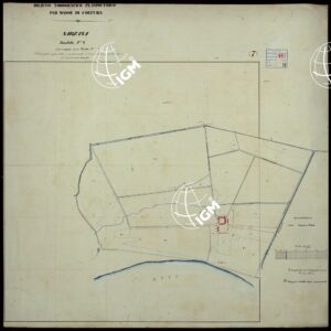 RILIEVO TOPOGRAFICO PLANIMETRICO PER MASSE DI COLTURA SARZANA -TAVOLETTA N. 4