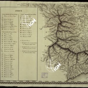 CARTA COROGRAFICA DEGLI STATI DI TERRA FERMA DI S.M. IL RE DI SARDEGNA DIVISA IN PROVINCIE E IN CANTONI DE' MANDAMENTI SECONDO LA RECENTE FISSAZIONE FATTANE CO' REGI EDITTI. - FOGLIO 3