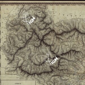 CARTA COROGRAFICA DEGLI STATI DI TERRA FERMA DI S.M. IL RE DI SARDEGNA DIVISA IN PROVINCIE E IN CANTONI DE' MANDAMENTI SECONDO LA RECENTE FISSAZIONE FATTANE CO' REGI EDITTI