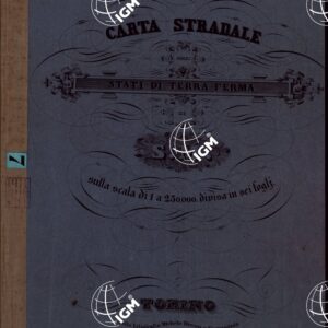 CARTA STRADALE DEGLI STATI DI TERRA FERMA DI S.M. COPERTINA