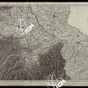 CARTA DEGLI STATI DI SUA MAESTA' SARDA IN TERRAFERMA OPERA DEL REAL CORPO DI STATO MAGGIORE GENERALE INCISA E PUBBLICATA - FOGLIO IV.