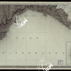 CARTA DEGLI STATI DI SUA MAESTA' SARDA IN TERRAFERMA OPERA DEL REAL CORPO DI STATO MAGGIORE GENERALE INCISA E PUBBLICATA - FOGLIO VI.