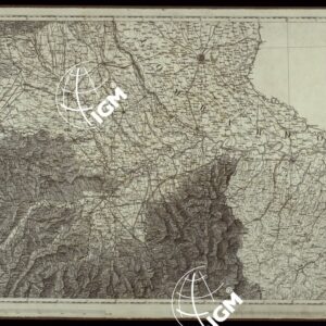 CARTA DEGLI STATI DI SUA MAESTA' SARDA IN TERRAFERMA OPERA DEL REAL CORPO DI STATO MAGGIORE GENERALE INCISA E PUBBLICATA - FOGLIO IV.