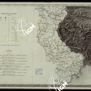 CARTA DEGLI STATI DI SUA MAESTA' SARDA IN TERRAFERMA OPERA DEL REAL CORPO DI STATO MAGGIORE GENERALE INCISA E PUBBLICATA - FOGLIO V.