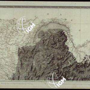 CARTA DEGLI STATI DI SUA MAESTA' SARDA IN TERRAFERMA OPERA DEL REAL CORPO DI STATO MAGGIORE GENERALE INCISA E PUBBLICATA - FOGLIO I