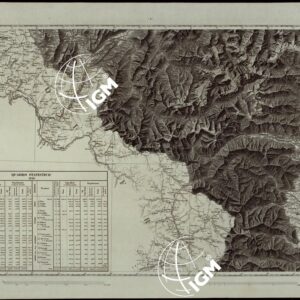 CARTA DEGLI STATI DI SUA MAESTA' SARDA IN TERRAFERMA OPERA DEL REAL CORPO DI STATO MAGGIORE GENERALE INCISA E PUBBLICATA - FOGLIO III.