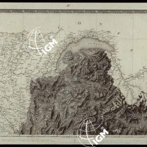 CARTA DEGLI STATI DI SUA MAESTA' SARDA IN TERRAFERMA OPERA DEL REAL CORPO DI STATO MAGGIORE GENERALE INCISA E PUBBLICATA - FOGLIO I.