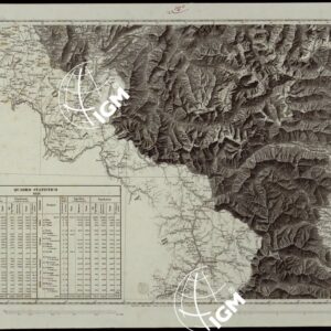 CARTA DEGLI STATI DI SUA MAESTA' SARDA IN TERRAFERMA OPERA DEL REAL CORPO DI STATO MAGGIORE GENERALE INCISA E PUBBLICATA - FOGLIO III.