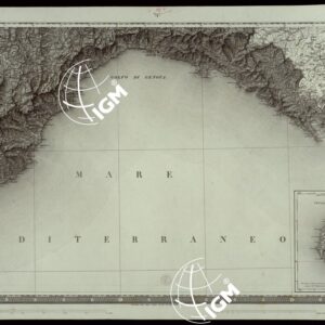 CARTA DEGLI STATI DI SUA MAESTA' SARDA IN TERRAFERMA OPERA DEL REAL CORPO DI STATO MAGGIORE GENERALE INCISA E PUBBLICATA - FOGLIO VI.