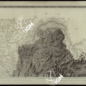 CARTA DEGLI STATI DI SUA MAESTA' SARDA IN TERRAFERMA OPERA DEL REAL CORPO DI STATO MAGGIORE GENERALE INCISA E PUBBLICATA - FOGLIO I.