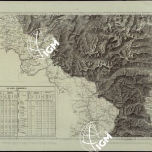 CARTA DEGLI STATI DI SUA MAESTA' SARDA IN TERRAFERMA OPERA DEL REAL CORPO DI STATO MAGGIORE GENERALE INCISA E PUBBLICATA - FOGLIO III.