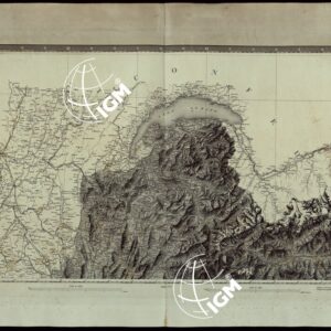 CARTA DEGLI STATI DI SUA MAESTA' SARDA IN TERRAFERMA OPERA DEL REAL CORPO DI STATO MAGGIORE GENERALE INCISA E PUBBLICATA - FOGLIO I.