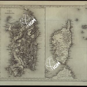 CARTA COROGRAFICA DELL'ITALIA SUPERIORE E CENTRALE ALLA SCALA DI 1 A 600.000 PUBBLICATA DALL'UFFICIO SUPERIORE DI STATO MAGGIORE - FOGLIO 5