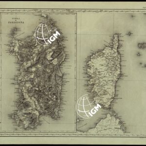 CARTA COROGRAFICA DELL'ITALIA SUPERIORE E CENTRALE ALLA SCALA DI 1 A 600.000 PUBBLICATA DALL'UFFICIO SUPERIORE DI STATO MAGGIORE - FOGLIO 5