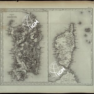 CARTA COROGRAFICA DELL'ITALIA SUPERIORE E CENTRALE ALLA SCALA DI 1 A 600.000 PUBBLICATA DALL'UFFICIO SUPERIORE DI STATO MAGGIORE - FOGLIO 5