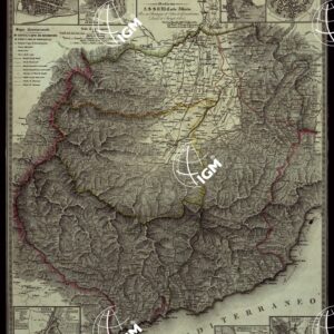 CARTA COREGRAFICA DELLE DIVISIONI DI CUNEO E DI NIZZA DEDICATA A.S.S.R.M. CARLO ALBERTO RE DI SARDEGNA, DI CIPRO, DI GERUSALEMME, DUCA DI SAVOIA, &&& DAL SUO UMILISS. OBBL. FEDELISS. SUDDITO GIO BATTA MAGGI NEGOZIANTE E PROVEDITORE DI STAMPE DELLA M.S.