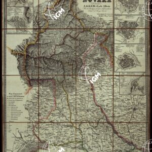 CARTA COROGRAFICA DELLA DIVISIONE DI NOVARA DEDICATA A. S.S.R.M. CARLO ALBERT, Re DI SARDEGNA, DI CIPRO, DI GERUSALEMME DUCA DI SAVOIA & && DAL SUO UMILISS. OBBL. FEDELISS. SUDDITO GIO BATTA MAGGI NEGOZIANTE E PROVEDITORE DI STAMPE DELLA M.S.