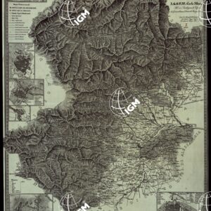 CARTA COROGRAFICA DELLE DIVISIONI DI TORINO E DI AOSTA DEDICATA A.S.S.R.M. CARLO ALBERTO RE DI SARDEGNA DI CIPRO, DI GERUSALEMME, DUCA DI SAVOIA ECC, DA SUO UMILISS. OBBL. FEDELISS. SUDDITO GIO BATTA MAGGI NEGOZIANTE E PROVEDITORE DI STAMPA DELLA M.S.