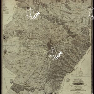 TOPOGRAFIA DELLA CITTA'E TERRITORIO DI TORINO COGLI IMMEDIATI SUOI CONTORNI, COMPILATA DAL GEOMETRA ANTONIO RABBINI COLLA SCORTA DELLE MAPPE TERRITORIALI E DELLE PERLUSTRAZIONI. DEDICATA ALL'INCLITO CORPODECURIONALE DI ESSA CITTA'.