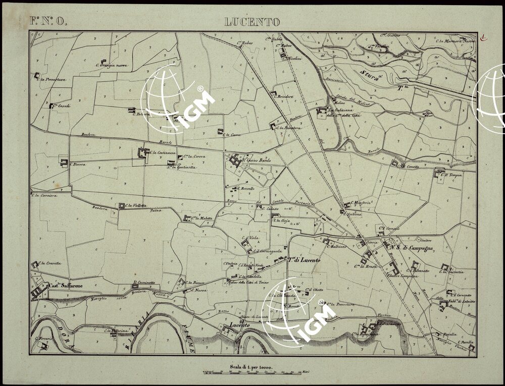 TORINO E DINTORNI - F°.N°. O. LUCENTO