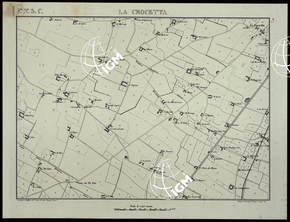 TORINO E DINTORNI - F°.N°. 3.C. LA CROCETTA