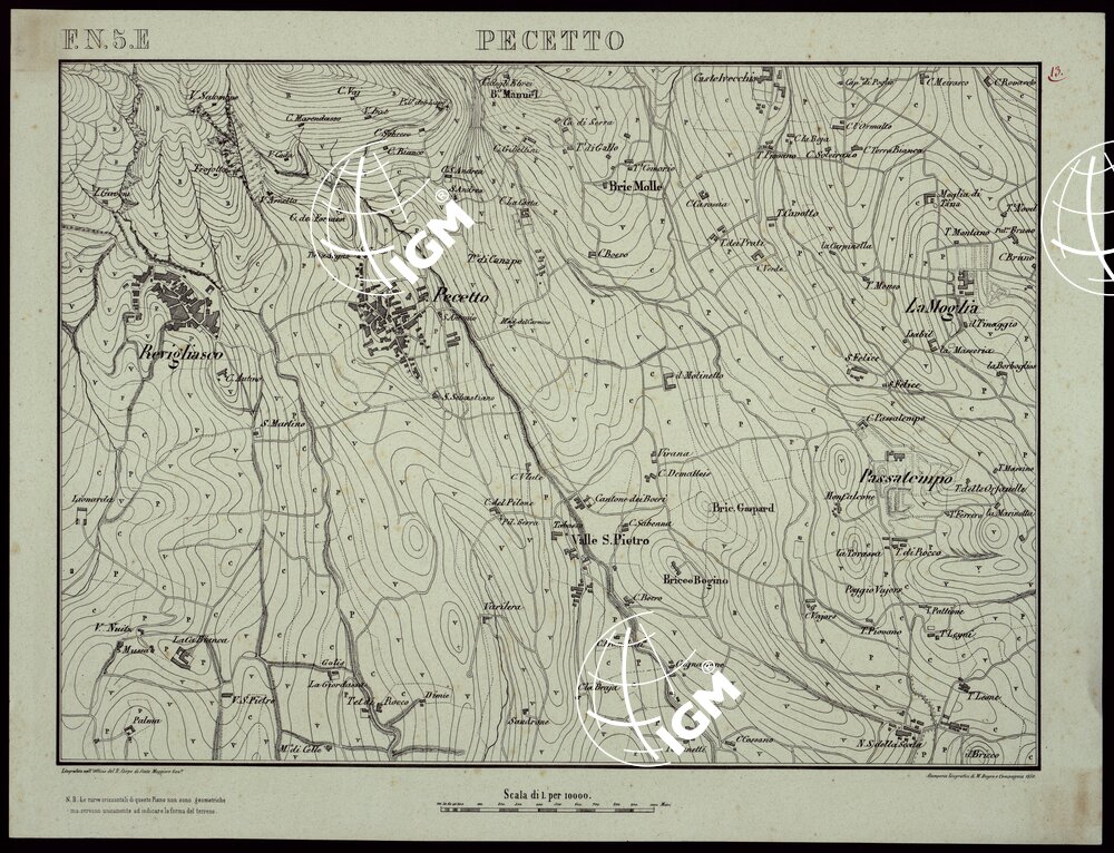 TORINO E DINTORNI - F°.N°. 5.B. PECETTO