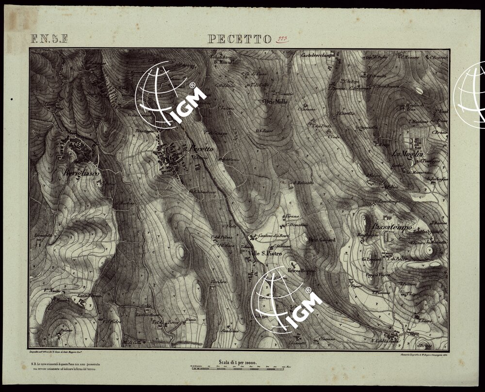 TORINO E DINTORNI - F°.N°. 5.F. PECETTO