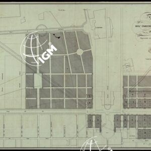 PIANTA DELL'INGRANDIMENTO DELLA CITTA' DI TORINO FUORI PORTA NUOVA